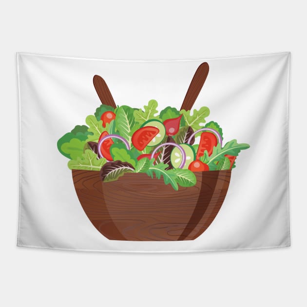 Salad Bowl Tapestry by SWON Design