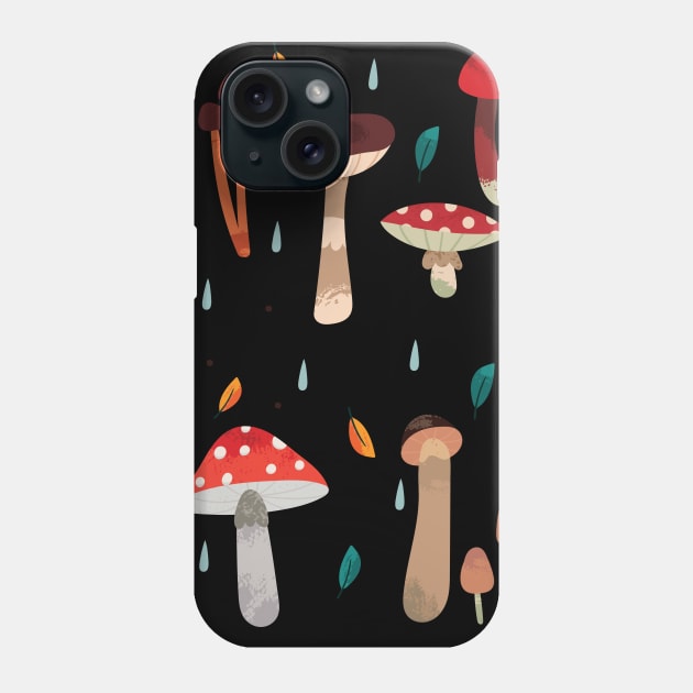 The Mushrooms Phone Case by Perpetual Brunch