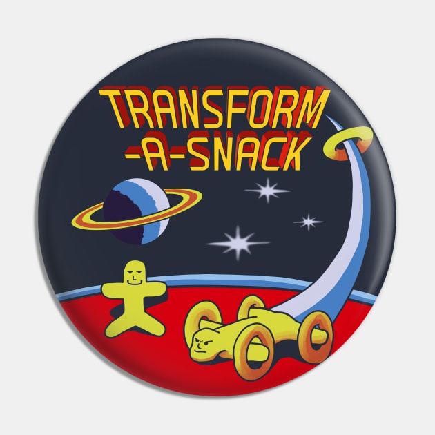 Transform-a-snack - Spicy Pin by InflictDesign