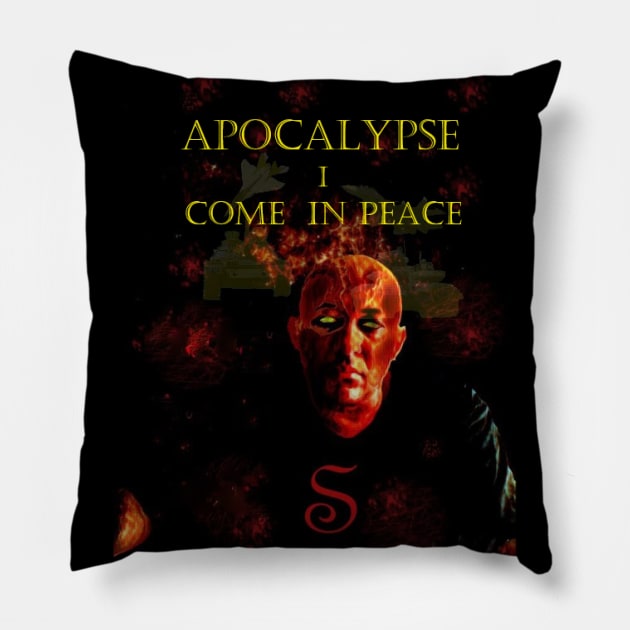 Apocalypse - Messages Pillow by All my art