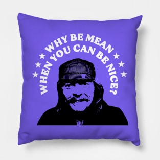 WHY BE MEAN Pillow