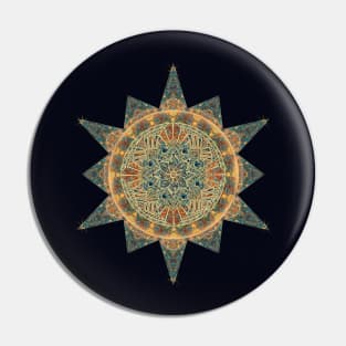 Life Star Mandala Tee Pin