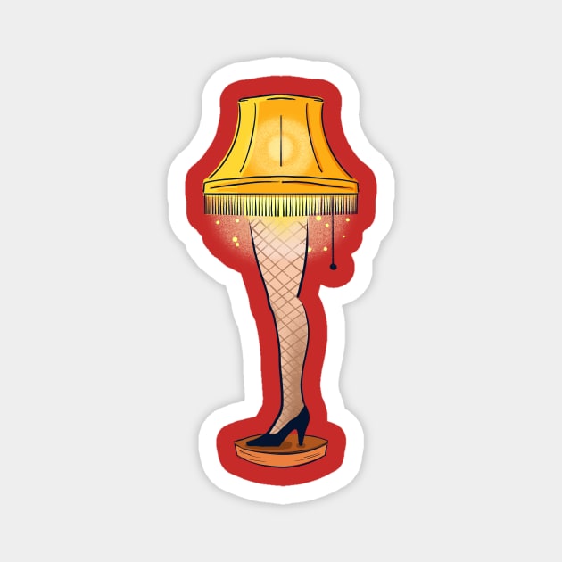 Leg Lamp Magnet by ChrisPaulFarias