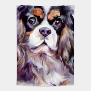 Cavalier King Charles Spaniel Watercolor - Gift For Dog Lovers Tapestry