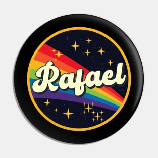 Rafael // Rainbow In Space Vintage Style Pin