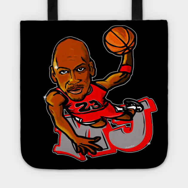 Mj Graffiti Style Jordan Tote Teepublic