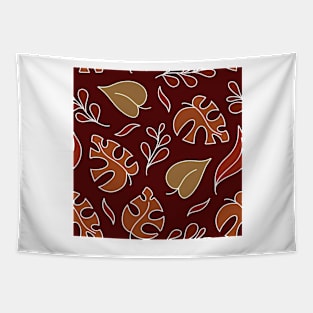 Autumn Leaf Pattern Tapestry