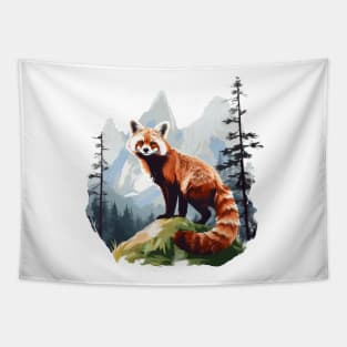 Red Panda In Nature Tapestry