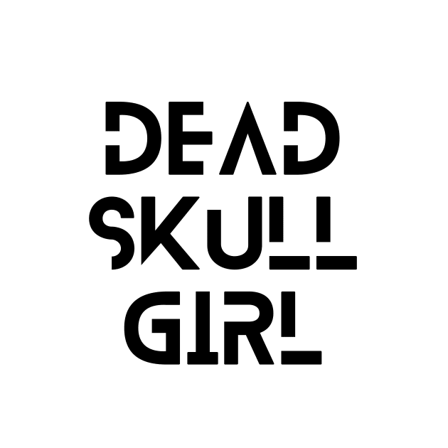 Dead Skull Girl Font White Edition by deadskullgirl