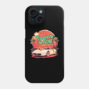 Crusing in Style - vintage Classic Car Design Phone Case