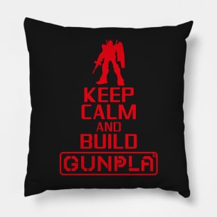 Keep Calm and Build Gunpla Pillow