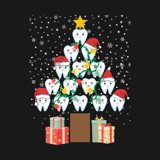 Christmas Dentist Squad Teeth Gift T-Shirt