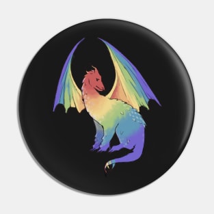 Rainbow Dragon Pin