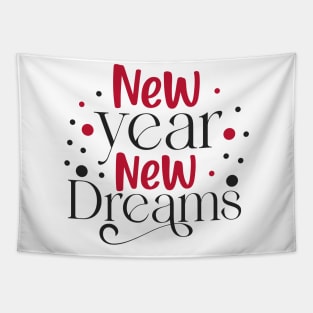 New year new dreams Tapestry