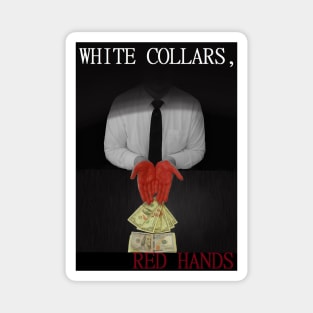 White Collars, Red Hands Logo Magnet