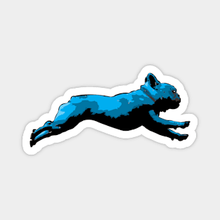 Flying Blue Frenchie Magnet