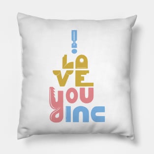 I Love You Pillow