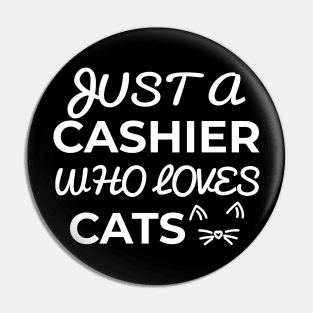 cashier cat lover Pin