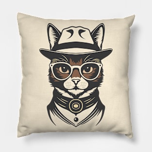 Rock n Roll Cat Pillow