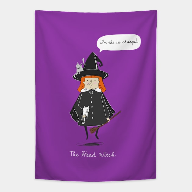 I'm the in-charge - Head Witch Tapestry by Dodo&FriendsStore