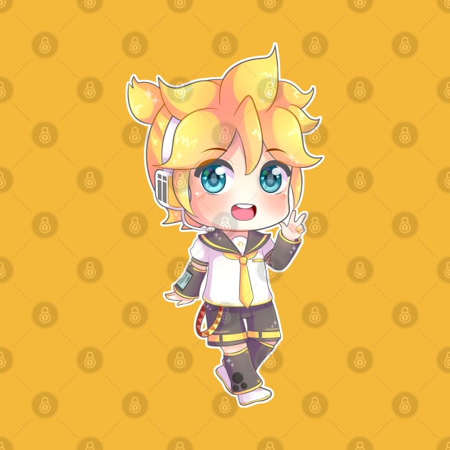 VOCALOID Kagamine Len chibi by Nadi-chan16