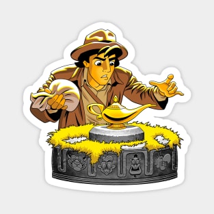 Raiders of the lost lamp Magnet