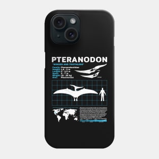 Pteranodon Dinosaur Fact Sheet Phone Case