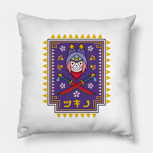 Tsukino Palico Pillow by logozaste