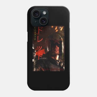 Dredd Worn japanese poster design Phone Case