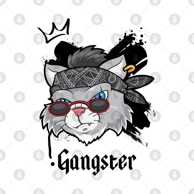 Gangstar cat streetwear by Rdxart