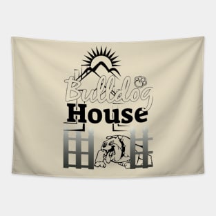 Bulldog House Tapestry