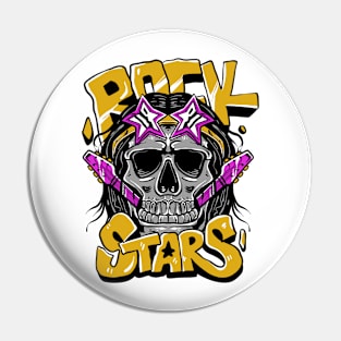 Rock stars Pin