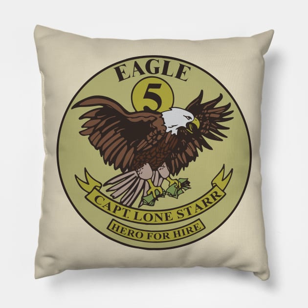 Spaceballs Eagle 5 Pillow by Ryan