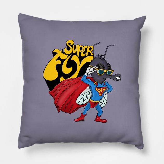Damn, You Look Superfly! Pillow by madebystfn