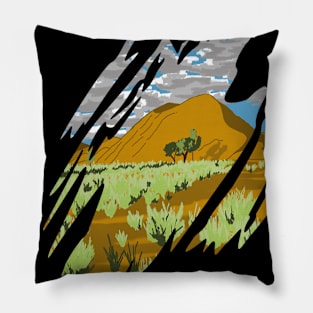 The Secretarybird Pillow