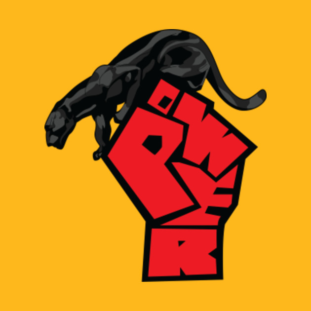 Black Power Panther - Black Power Fist - T-Shirt