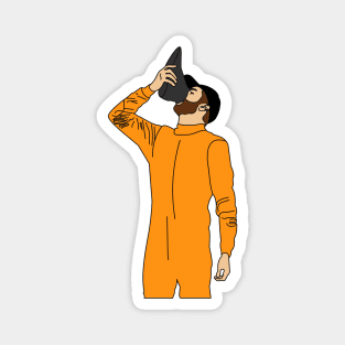 Shoey orange Magnet