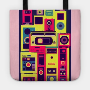 80's retro casette Design Tote