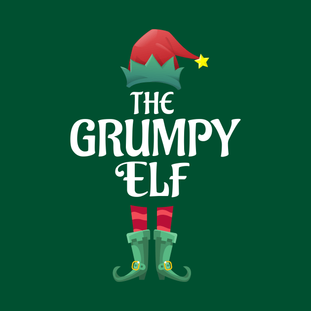 The Grumpy Elf Christmas Matching Pajama PJ Family Party Gift by BooTeeQue