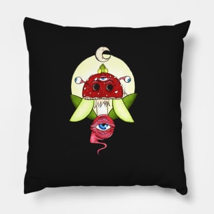 Mushroom moon eyes Pillow