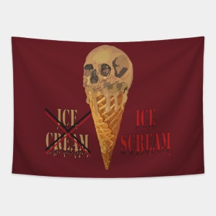 Ice scream not ice cream Tapestry