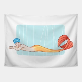 BTS Suga Min Yonngi Mermaid Tapestry