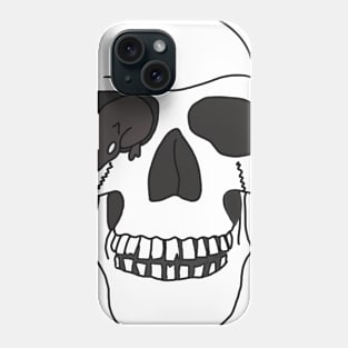 Skull with rat Phone Case