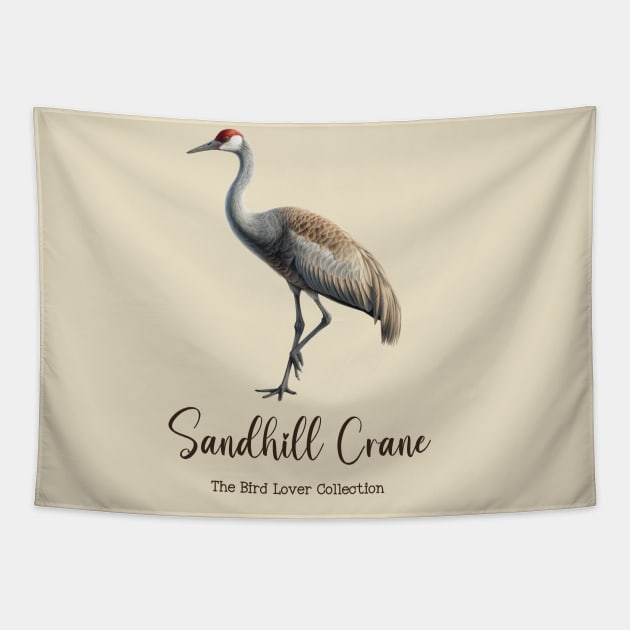 Sandhill Crane - The Bird Lover Collection Tapestry by goodoldvintage