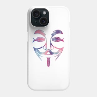 Optical Swirl and Guy Fawkes Phone Case