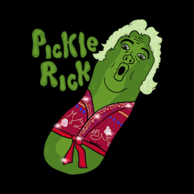 Pickle Rick Flair by Mister Dog Art