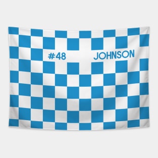 Jimmie Johnson Racing Flag Tapestry