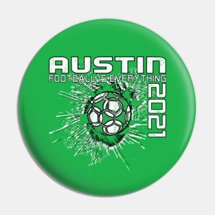 Football Is Everything - Austin FC Splatter Strike Vintage Pin