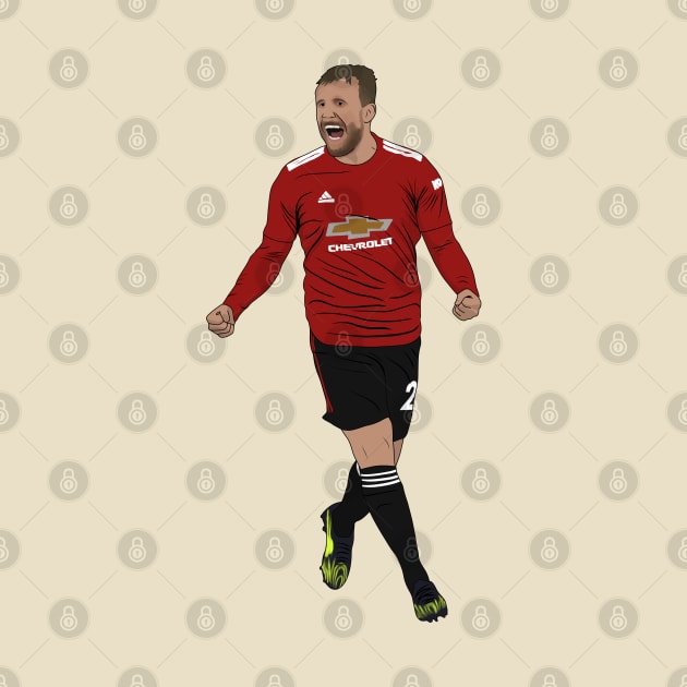 Luke Shaw Goal Celebration Vs City by Hevding