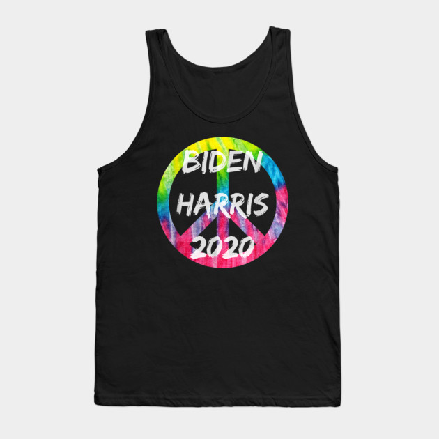 Download Biden Harris 2020 Election Tie Dye Peace Sign Graphic - Vote Faith Hope Love - Tank Top | TeePublic